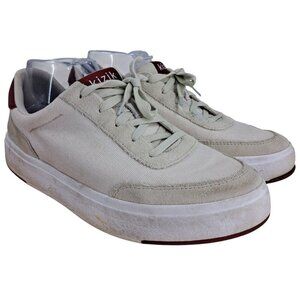 Kizik Prague Beige Low Top Sneakers Tennis Shoes Size Mens 7.5 Womens 9 Wide